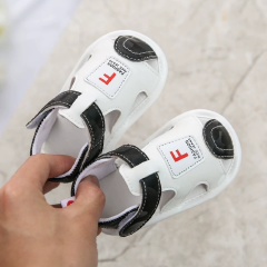 Summer 0-1 year old sandals for boys and girls, baby shoes, soft soled sandals, breathable for newborns