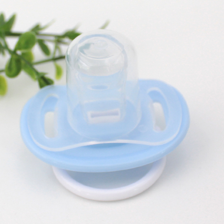 Baby pacifier flat head silicone baby pacifier bite music newborn comfort pacifier sleep type E-538