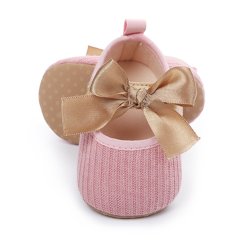 Baby girl princess shoes 0-18 months baby walking shoes breathable soft sole butterfly sweet style