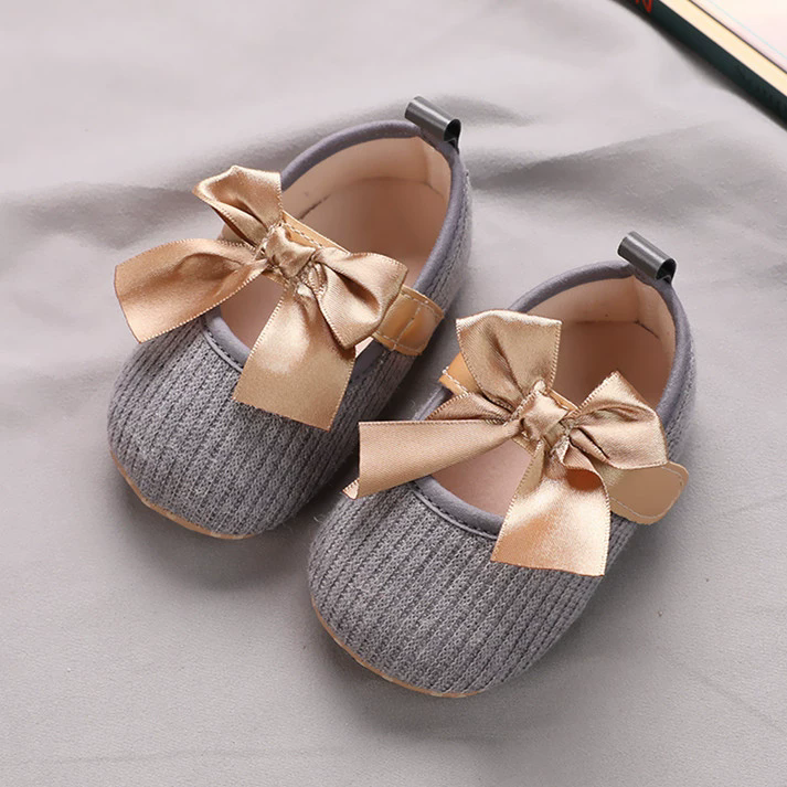 Baby girl princess shoes 0-18 months baby walking shoes breathable soft sole butterfly sweet style
