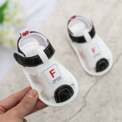 Summer 0-1 year old sandals for boys and girls, baby shoes, soft soled sandals, breathable for newborns