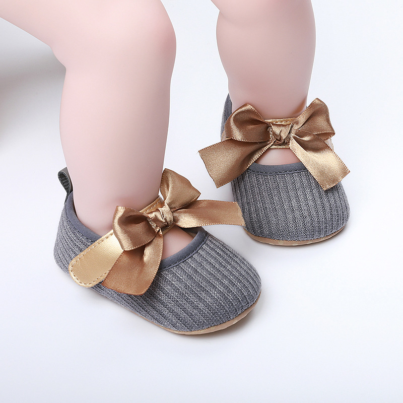 Baby girl princess shoes 0-18 months baby walking shoes breathable soft sole butterfly sweet style