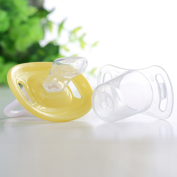 Baby pacifier flat head silicone baby pacifier bite music newborn comfort pacifier sleep type E-538