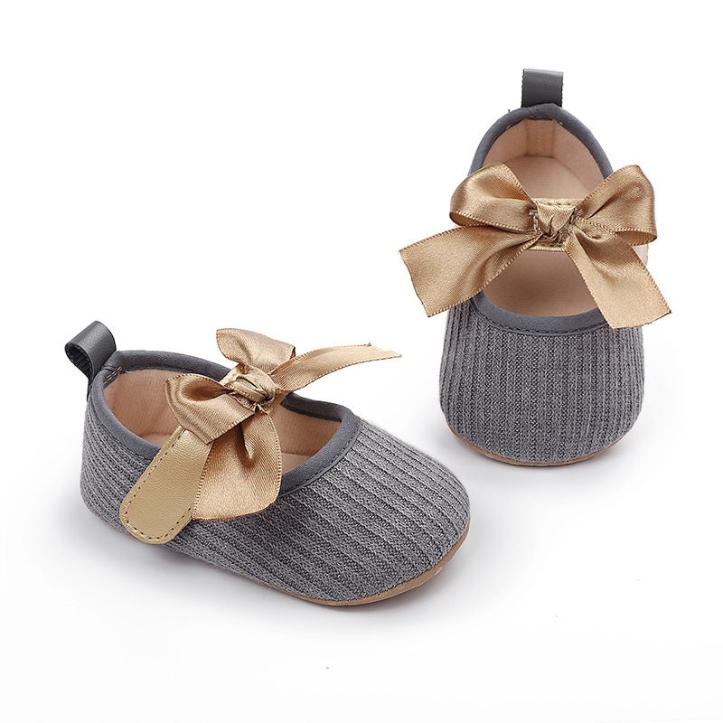 Baby girl princess shoes 0-18 months baby walking shoes breathable soft sole butterfly sweet style
