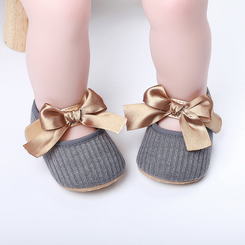 Baby girl princess shoes 0-18 months baby walking shoes breathable soft sole butterfly sweet style