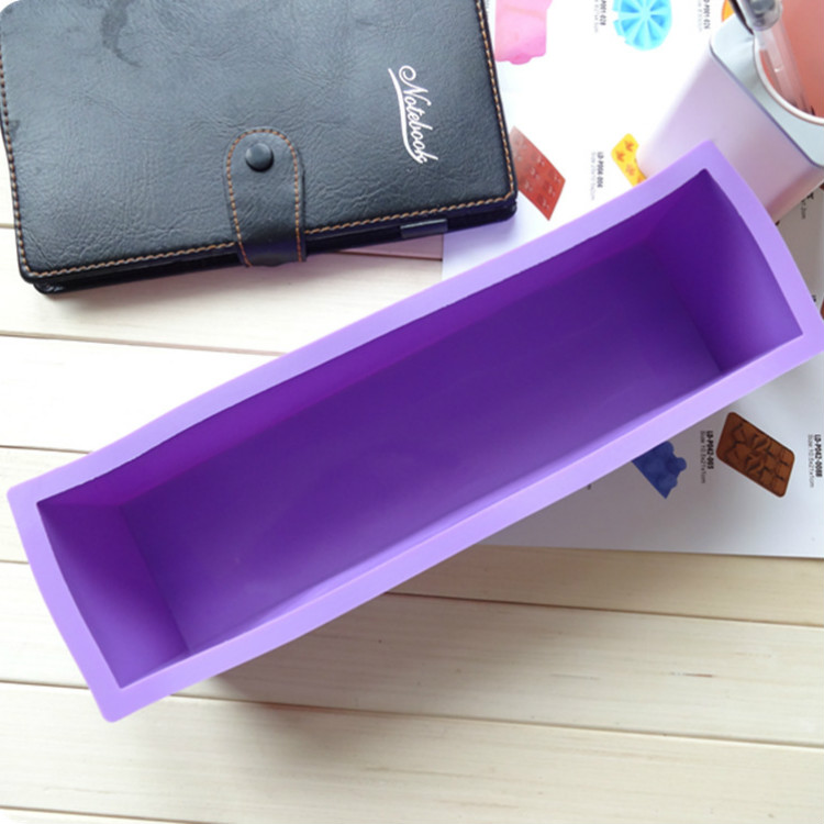 1pc Silicone Soap Mold Rectangular Bread Toast Bread Mold Handmade Soap Tools Silicone Cake Mold Baking Accessories
