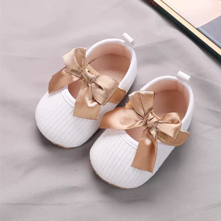 Baby girl princess shoes 0-18 months baby walking shoes breathable soft sole butterfly sweet style