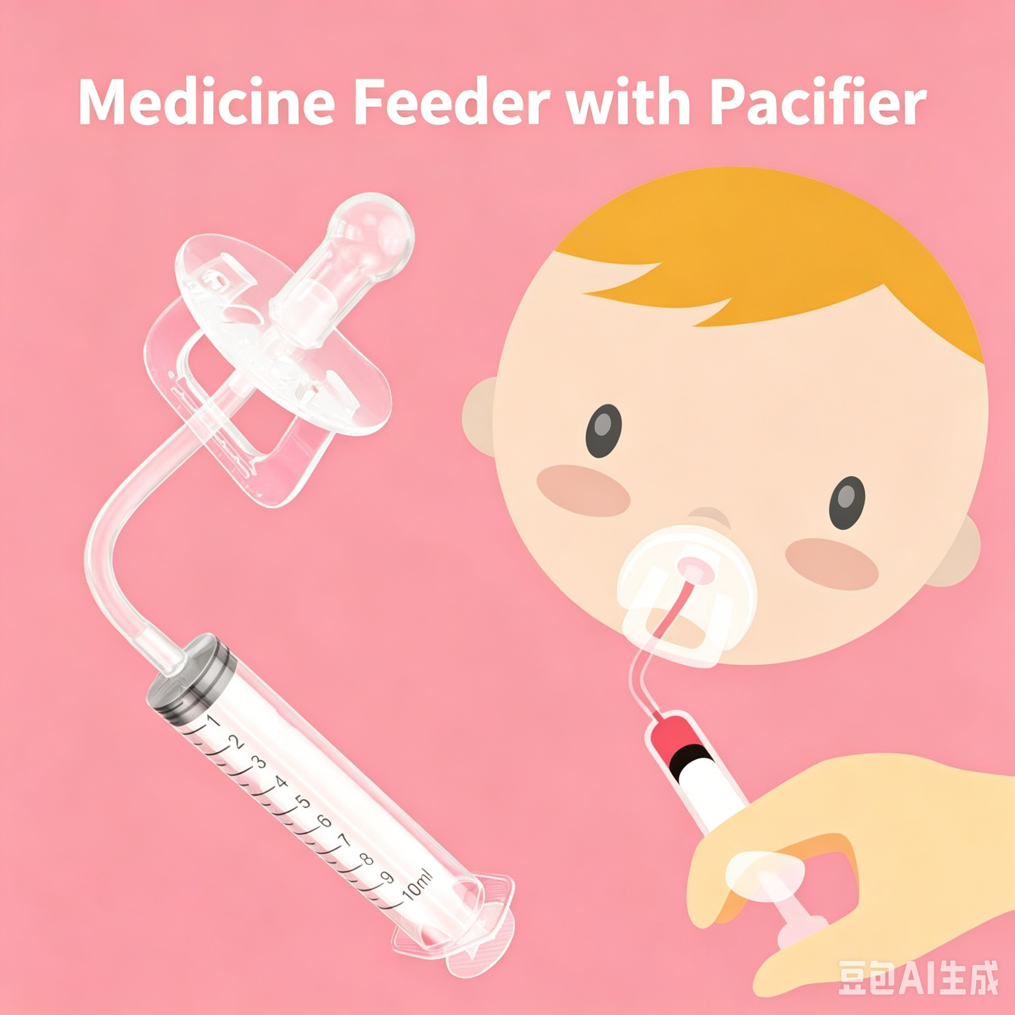 Baby Care Kids Pacifier Feeding Smart Medicine Dispenser Needle Squeeze Medicine Dropper Dispenser Feeder Baby Accessories