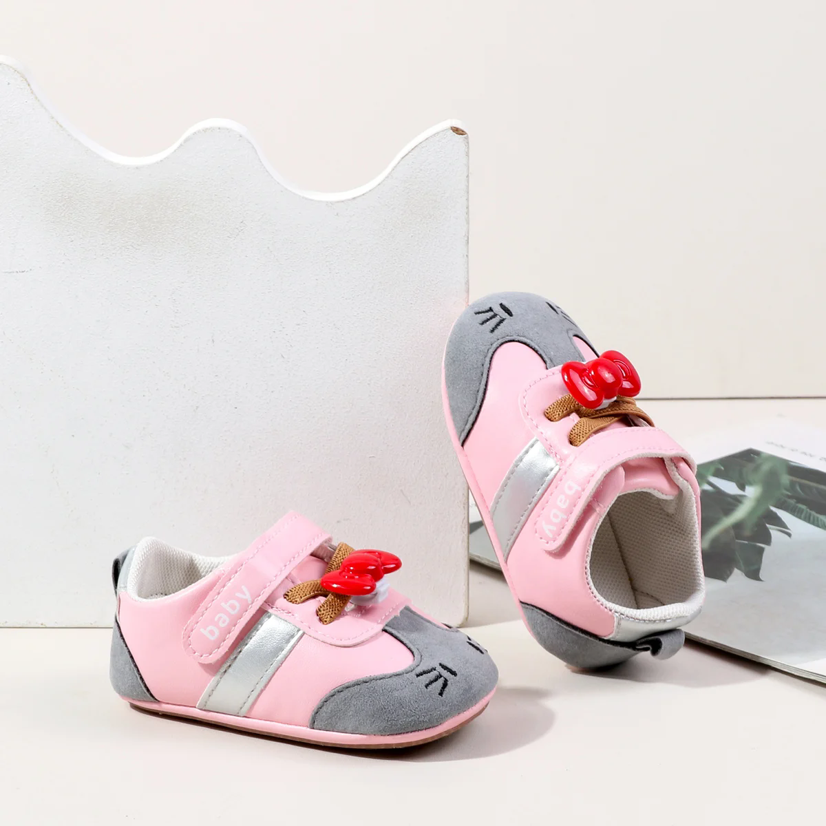 2026 New Style Spring and Autumn Baby Shoes for 0-18 Months Front Step Baby Soft-Tread Casual Shoes Cute Design
