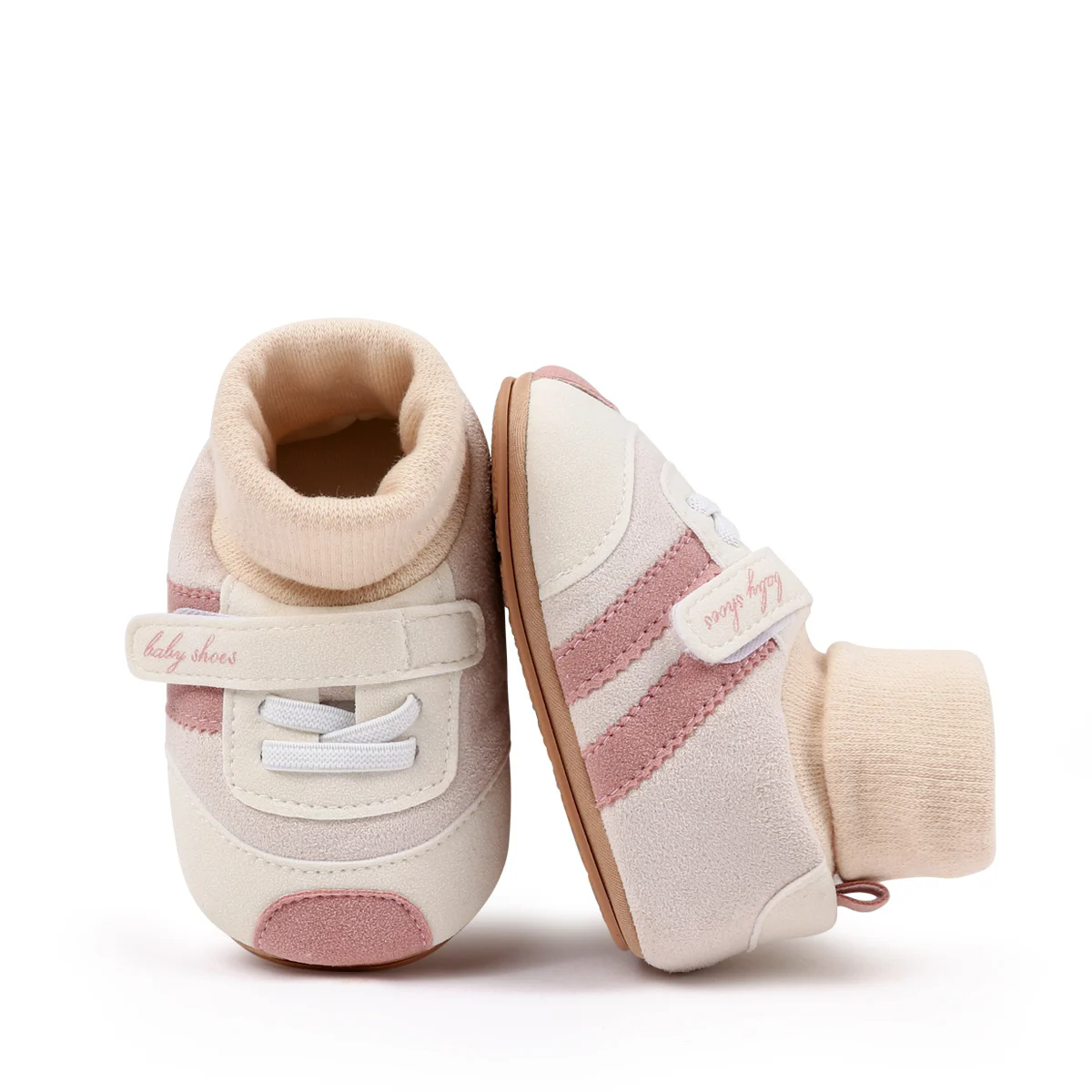 2026 Baby Shoes Soft Cotton Sock Shoes Ankle-covered Style Warm Autumn and Winter Sneaker Toddler Newborn Prewalking
