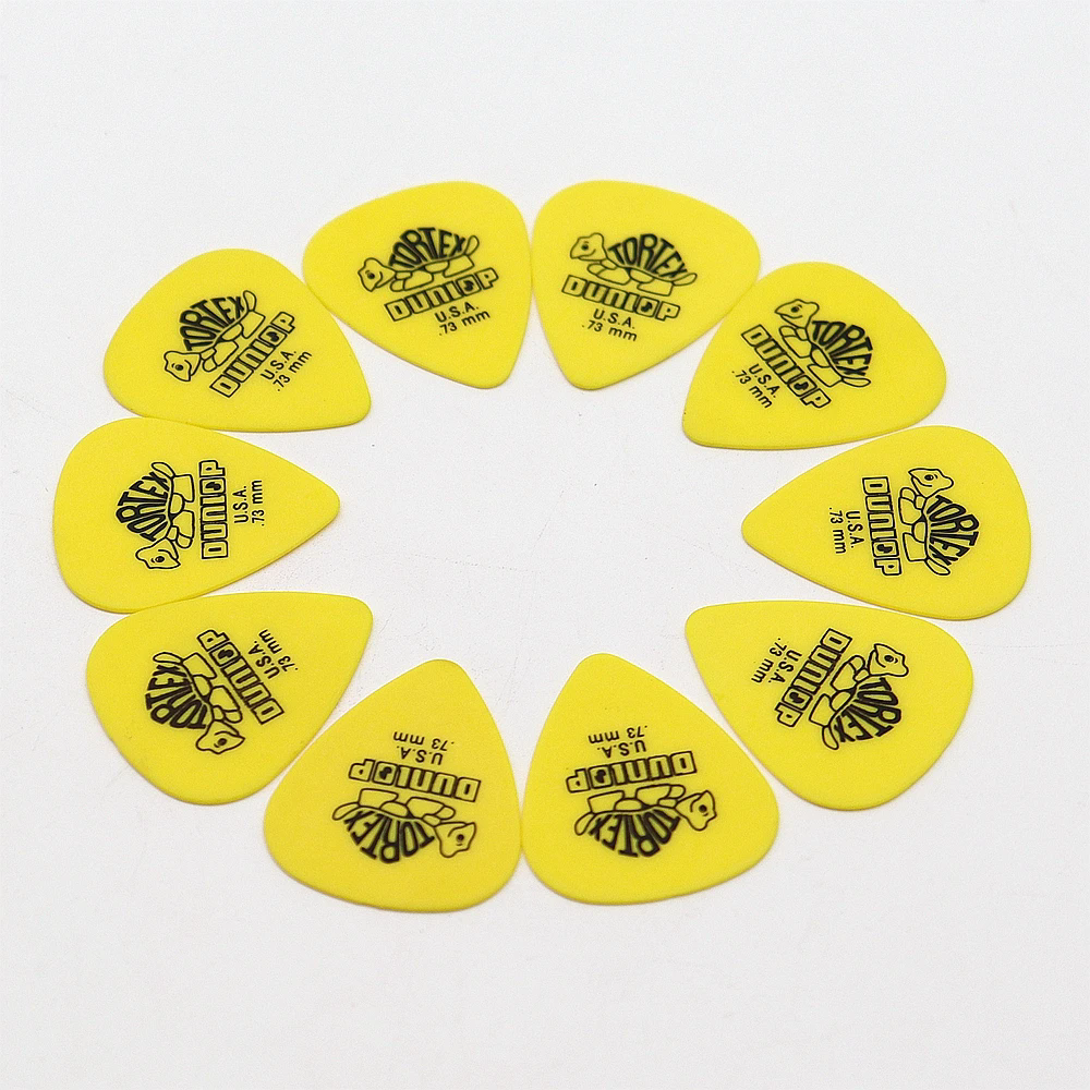 10pcs Dunlop Guitar Picks Electric Guitar Parts Picks Accessories 6 Kinds Thickness Picks Acoustic Guitar