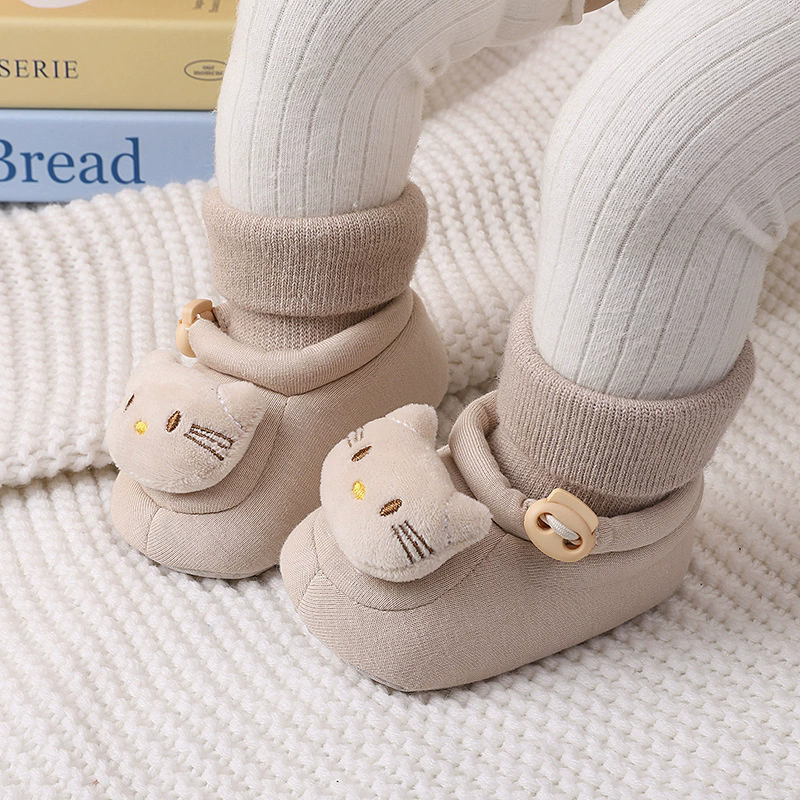 Spring new baby shoes for both men and women, cartoon cute soft soled front single shoes
