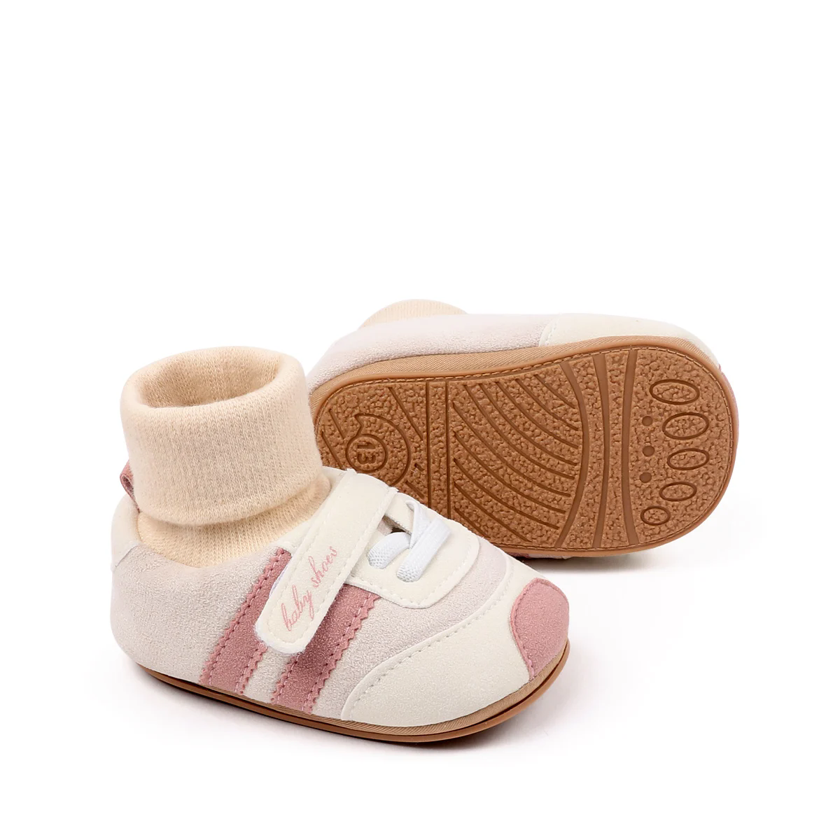 2026 Baby Shoes Soft Cotton Sock Shoes Ankle-covered Style Warm Autumn and Winter Sneaker Toddler Newborn Prewalking
