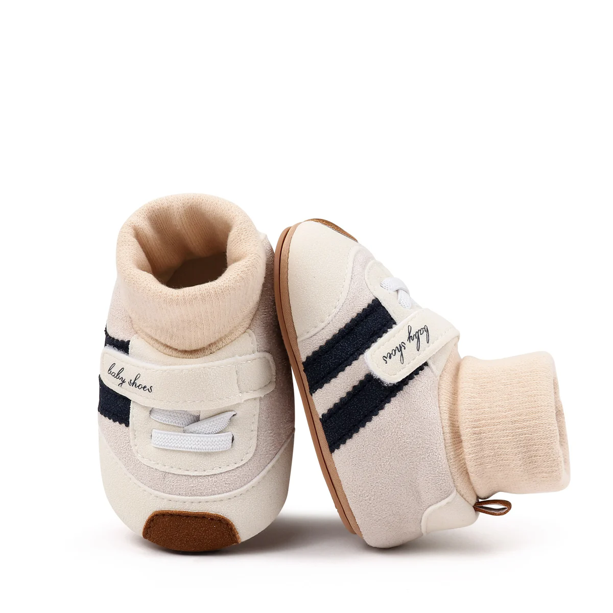 2026 Baby Shoes Soft Cotton Sock Shoes Ankle-covered Style Warm Autumn and Winter Sneaker Toddler Newborn Prewalking