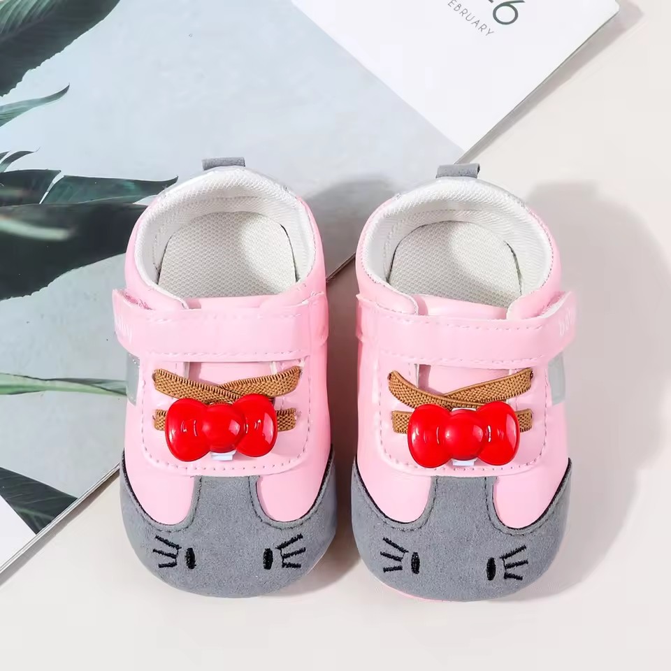 2026 New Style Spring and Autumn Baby Shoes for 0-18 Months Front Step Baby Soft-Tread Casual Shoes Cute Design