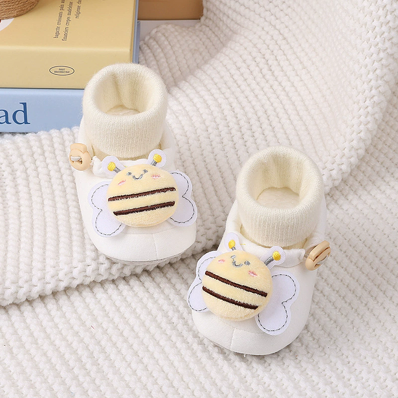 Spring new baby shoes for both men and women, cartoon cute soft soled front single shoes