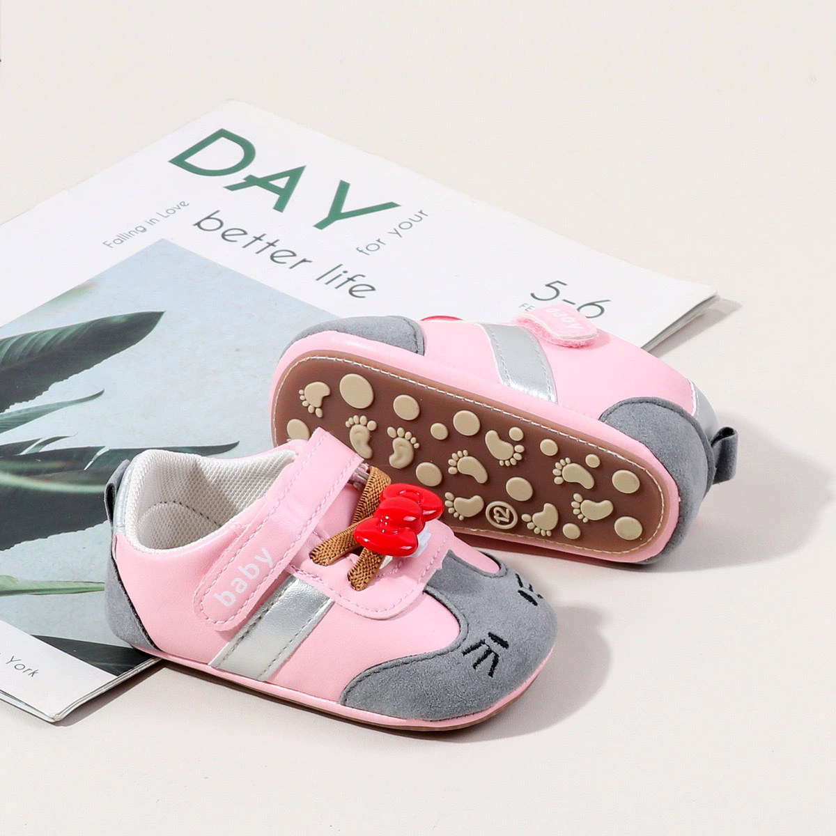 2026 New Style Spring and Autumn Baby Shoes for 0-18 Months Front Step Baby Soft-Tread Casual Shoes Cute Design