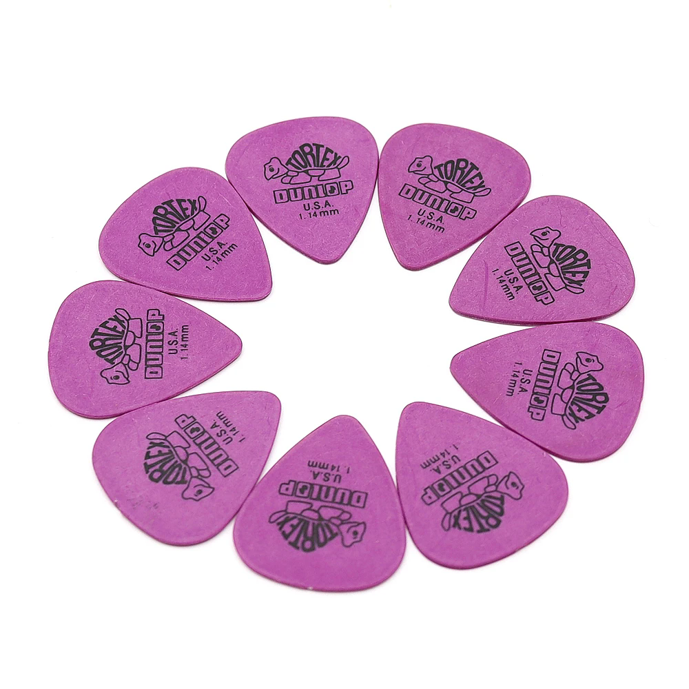 10pcs Dunlop Guitar Picks Electric Guitar Parts Picks Accessories 6 Kinds Thickness Picks Acoustic Guitar