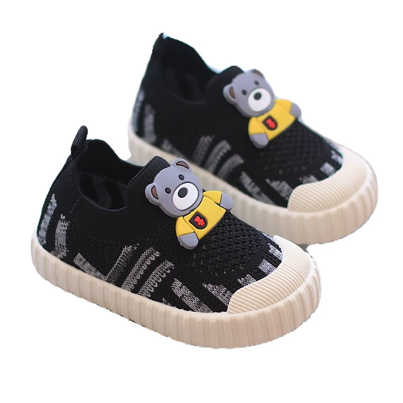 Spring/Summer New Style 1-3 Year Old Boys and Girls Baby Mesh Shoes Breathable Baby Soft soled Sneakers