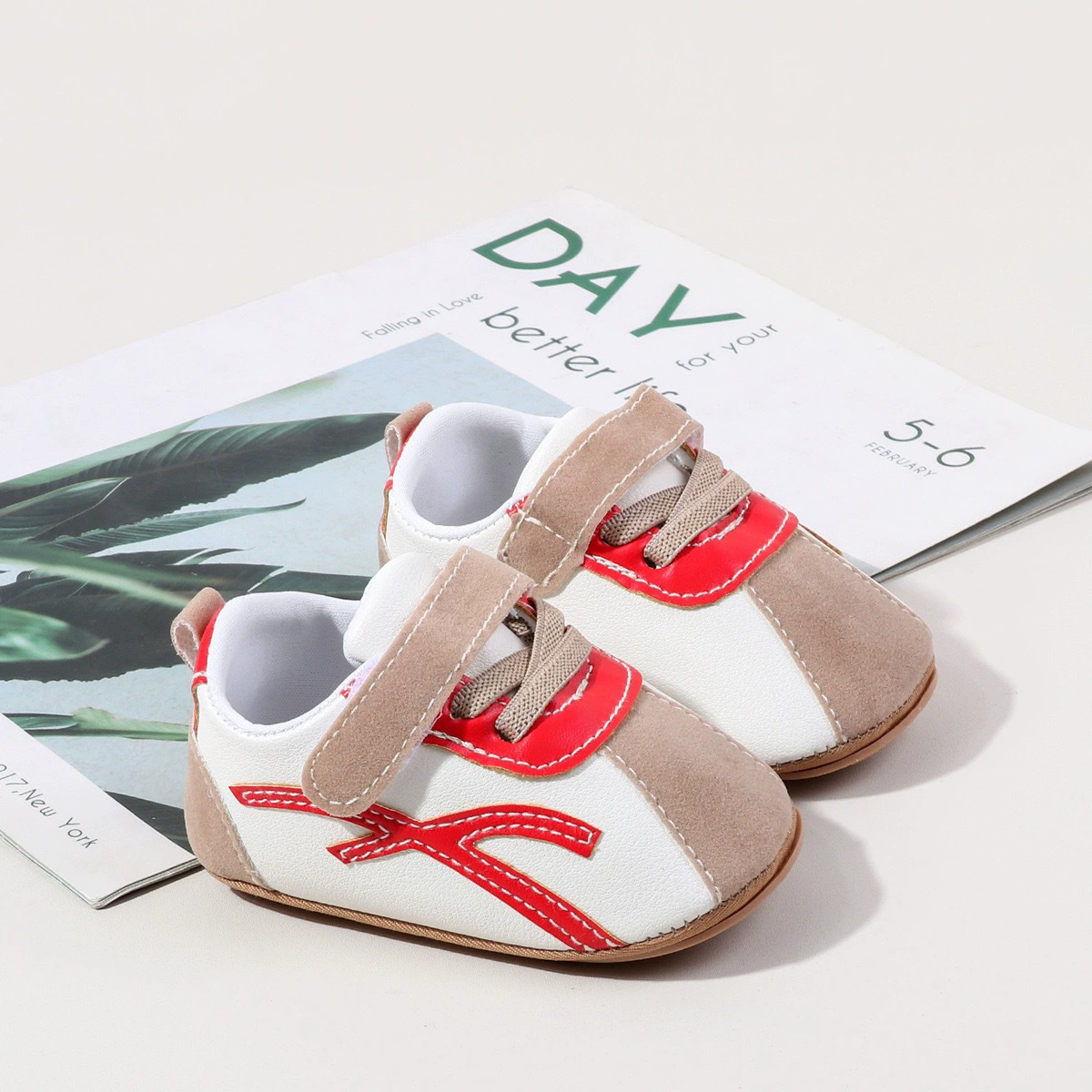 Spring And Autumn Baby Unisex First Walking Toddler Shoes For 0-1 Years Old Fashion Design High Quality PU Leather Soft PVCSole