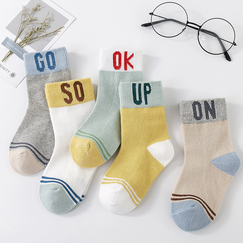 5Pairs/lot 2-9Y Baby Socks Summer Cotton Color Patchwork Kids Socks Colorful Girls Mesh Cute Newborn Boys Toddler Socks Baby