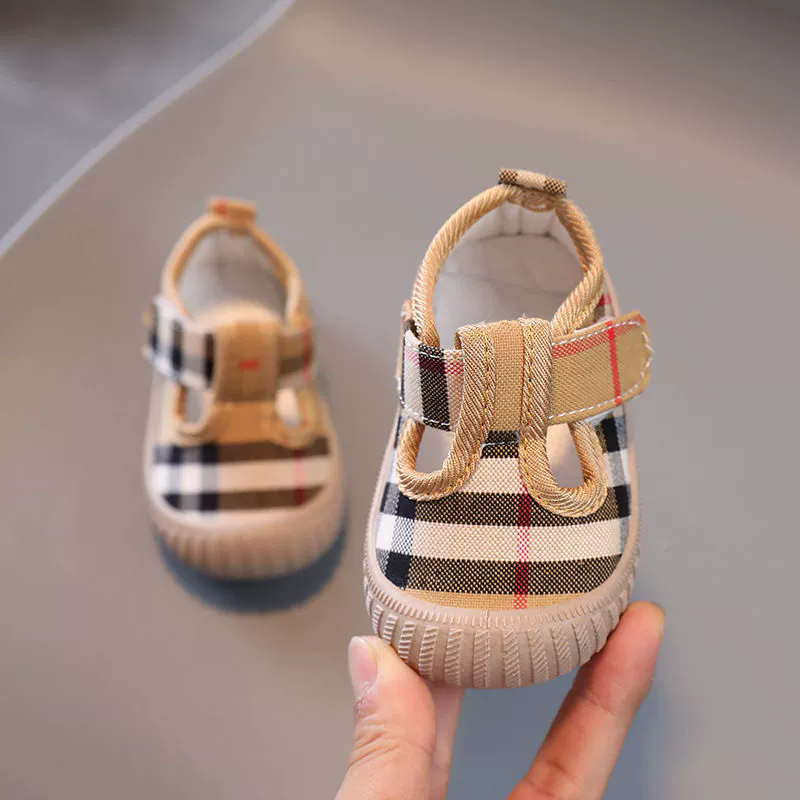 New Baby Girl Shoes Trendy Fashion Versatile Walker Soft Soled Comfort Casual Canvas Shoe Breathable Leopard Pattern Boys Shoes