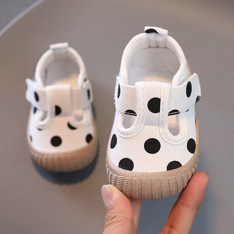 New Baby Girl Shoes Trendy Fashion Versatile Walker Soft Soled Comfort Casual Canvas Shoe Breathable Leopard Pattern Boys Shoes