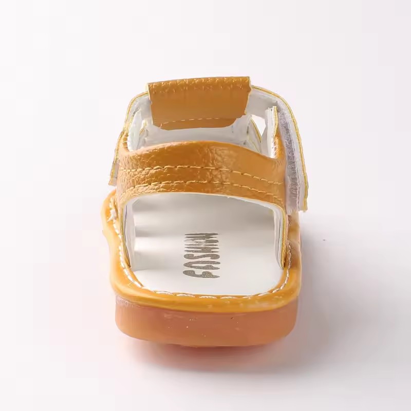 2026 New Squeaky Infant Toddler Walking Sandals Unisex Kids Closed Toe Non-Slip Soft Sole Summer