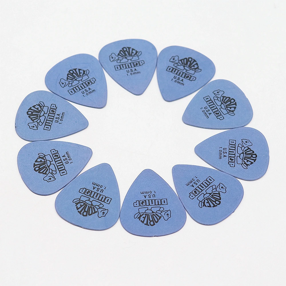 10pcs Dunlop Guitar Picks Electric Guitar Parts Picks Accessories 6 Kinds Thickness Picks Acoustic Guitar