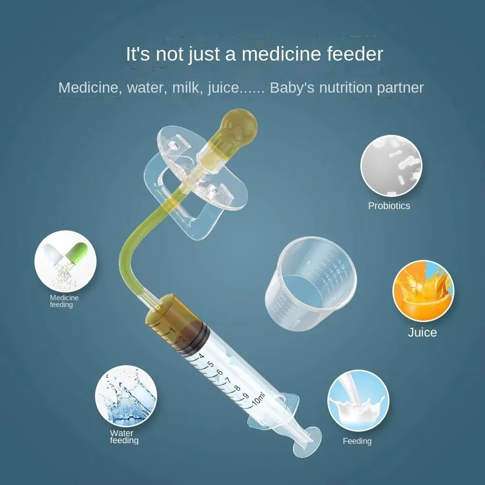 Baby Care Kids Pacifier Feeding Smart Medicine Dispenser Needle Squeeze Medicine Dropper Dispenser Feeder Baby Accessories