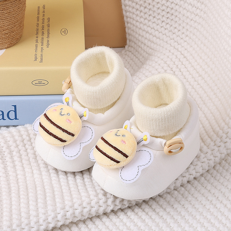 Spring new baby shoes for both men and women, cartoon cute soft soled front single shoes