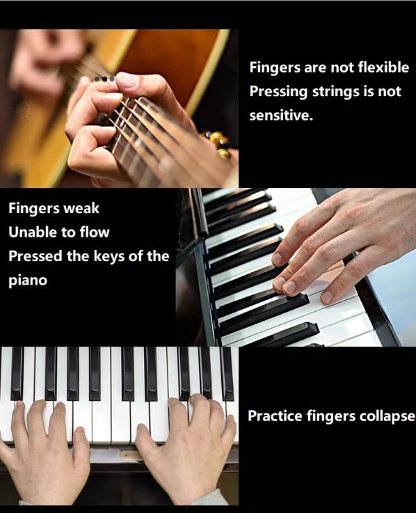 Guitar Piano Finger Trainer Game Gaming Hand Speed Flexibility Exercise Finger Strength Finger Rehabilitation Training Equipment