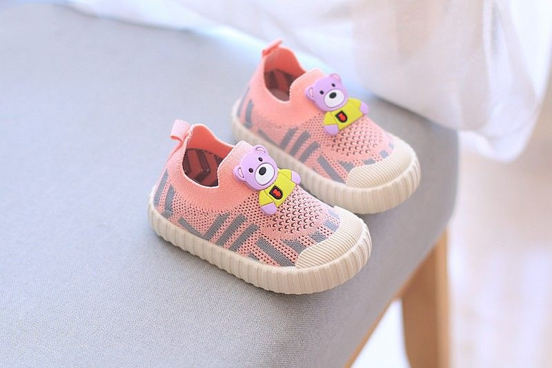 Spring/Summer New Style 1-3 Year Old Boys and Girls Baby Mesh Shoes Breathable Baby Soft soled Sneakers