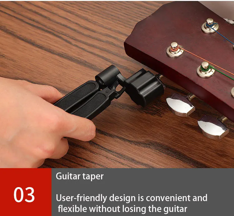 3-in-1 Guitar Tool - String Winder, Cutter & Pin Puller, Guitar Accessories