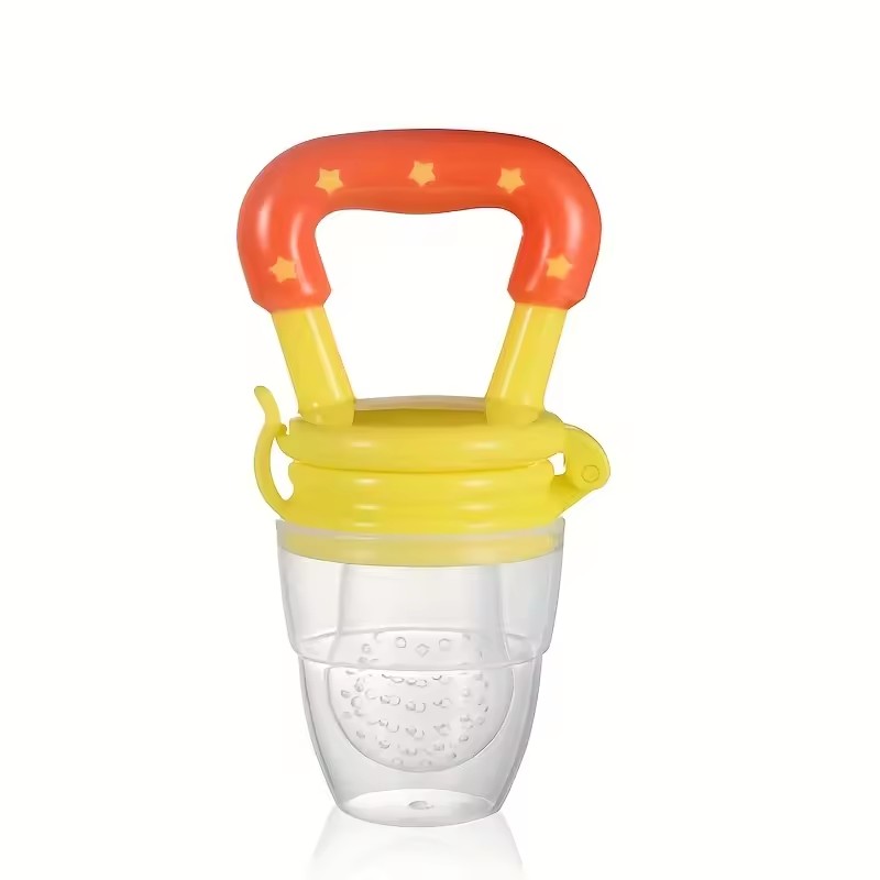 Baby Fruit and Vegetable Teether Fresh Food Supplement Toys Infant Fruit Teething Silicone Pouches Baby Feeding Tableware