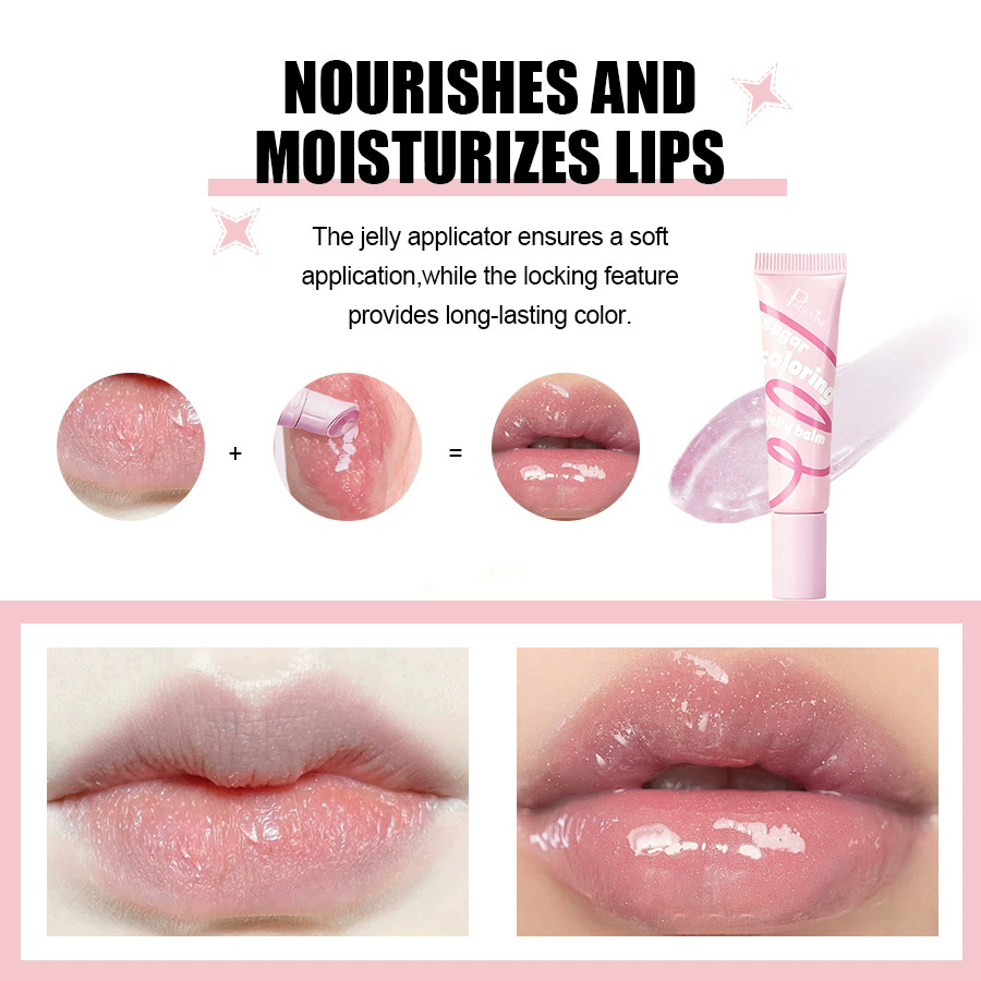 1PC  Makeup sugar jelly cream, popular lip glaze, long-term moisturizing lip lipstick, lip oil view 5
