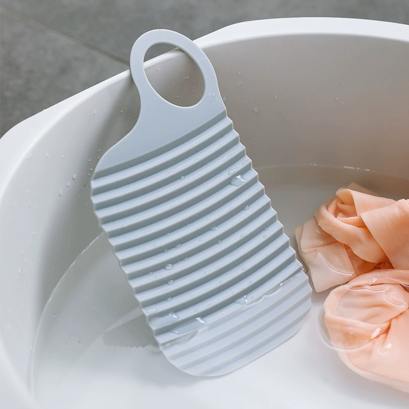 1PC Portable Mini Laundry Board, Soft Glue Foldable, Non-slip Hand Wash Scrubboard For Clothes, Perfect For Travel & Outdoor