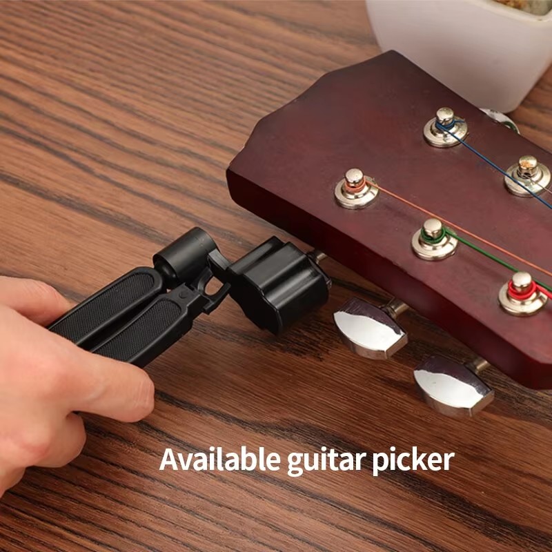 3-in-1 Guitar Tool - String Winder, Cutter & Pin Puller, Guitar Accessories