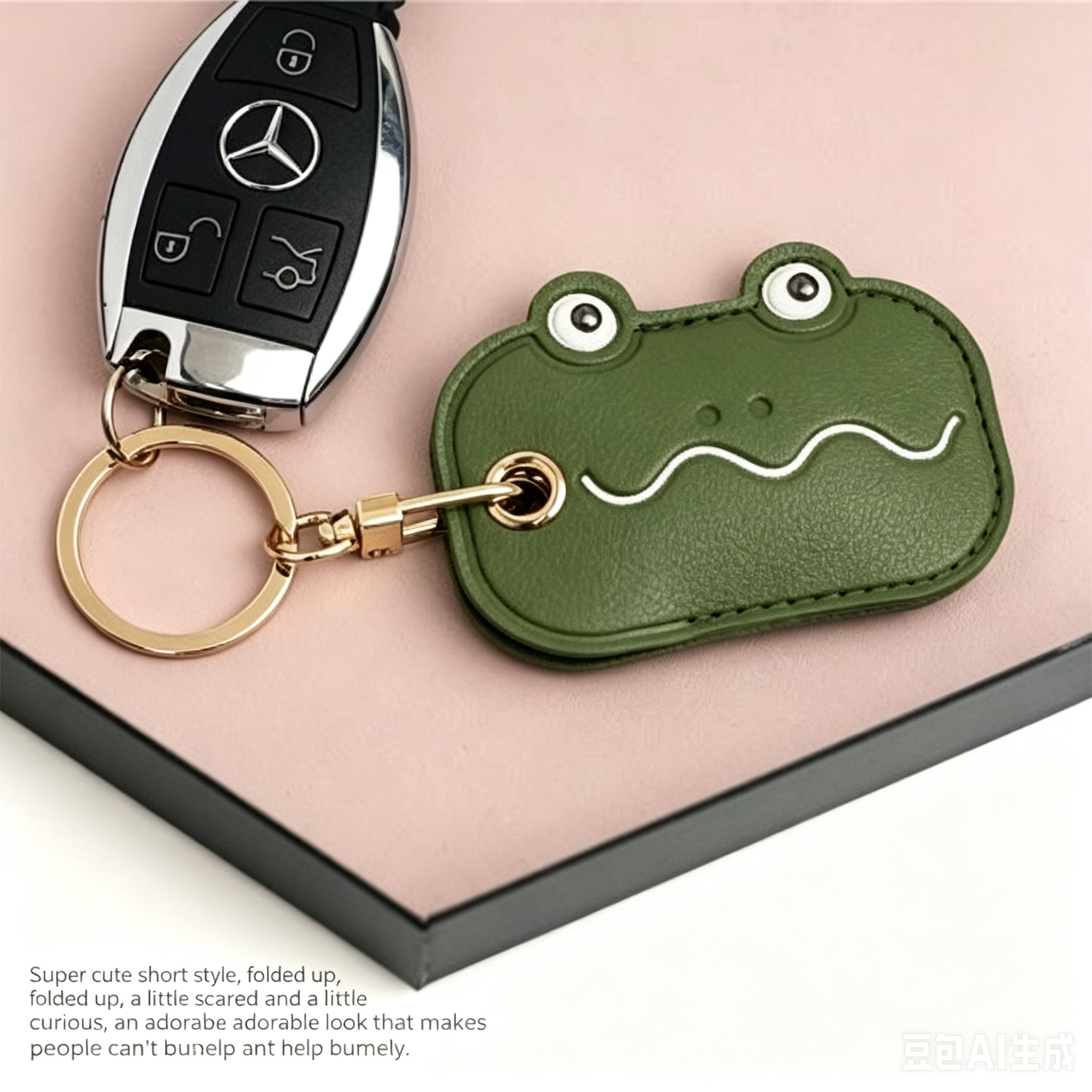 Leather Strawberry Lemon Keychain Case Holder Fashion Women Car Key Ring Charm Bag Car Pendant Gift Anti-lost Pet Dog Cat Collar