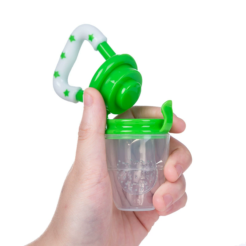 Baby Fruit and Vegetable Teether Fresh Food Supplement Toys Infant Fruit Teething Silicone Pouches Baby Feeding Tableware