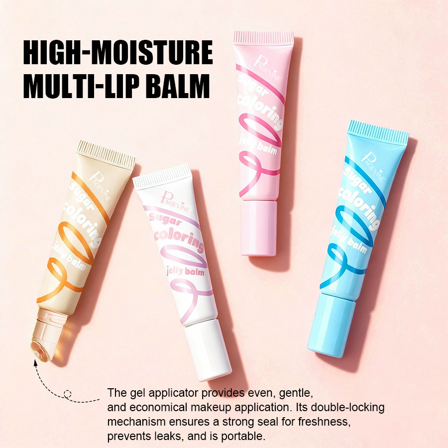 1PC  Makeup sugar jelly cream, popular lip glaze, long-term moisturizing lip lipstick, lip oil view 3