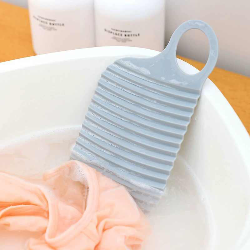 1PC Portable Mini Laundry Board, Soft Glue Foldable, Non-slip Hand Wash Scrubboard For Clothes, Perfect For Travel & Outdoor