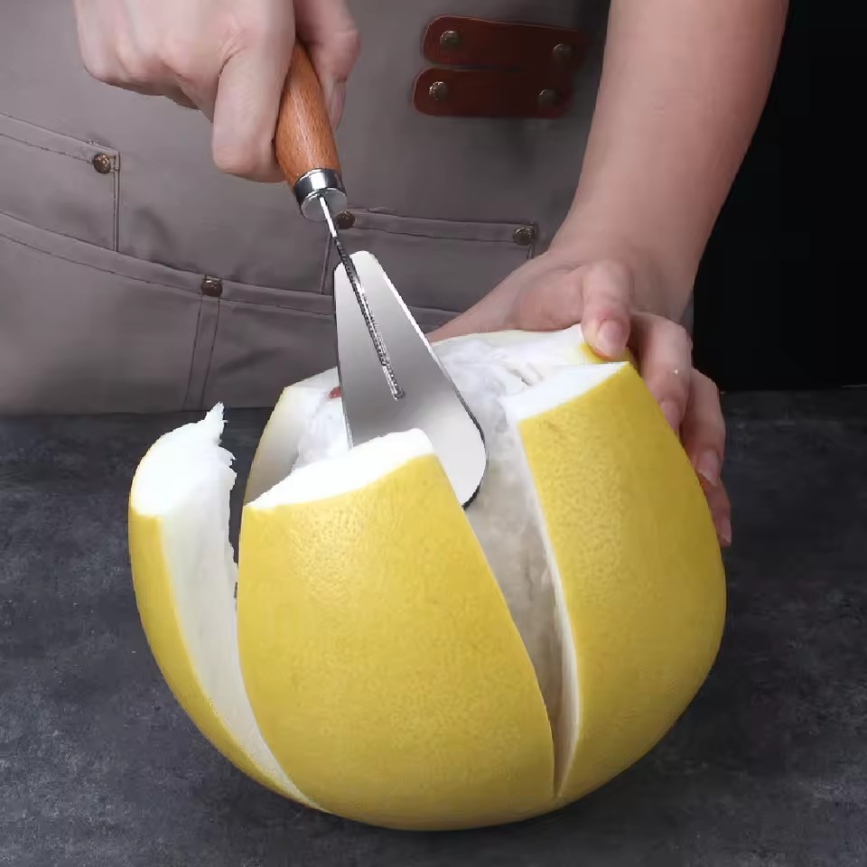 Double Head Peeler For Orange Pomegranate Grapefruit Lemon Fruit Cutting Tools Portable Effortless Skin Remover For Home Kitchen