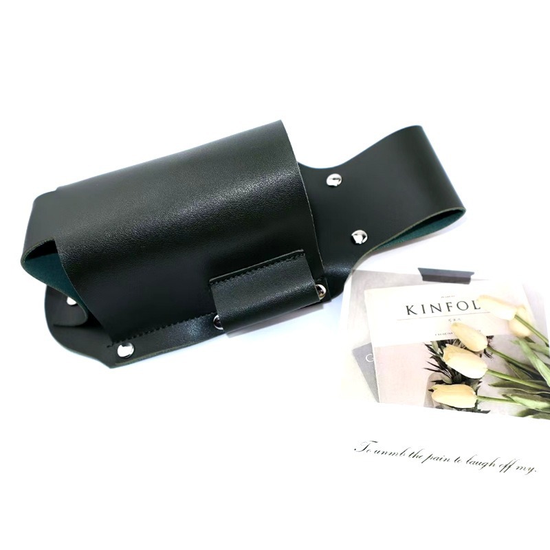 1PC Leather Beer Bottle Waist Holster Portable Beer Belt Bag Handy Wine Bottles Beverage Holder Outdoor Drink Bottle Case Cover