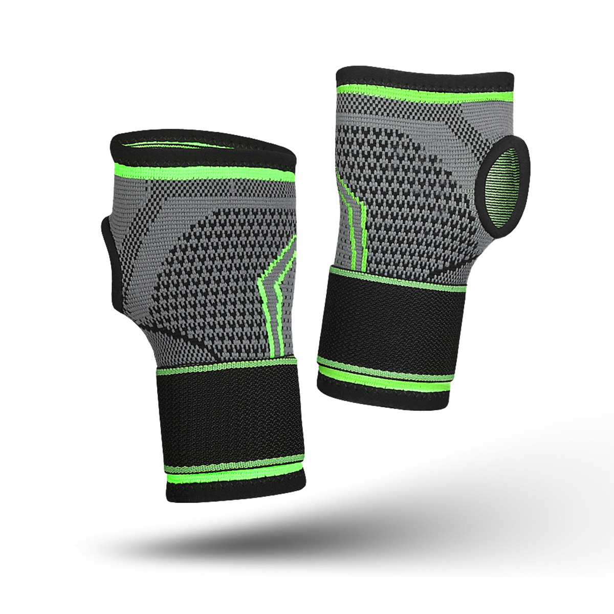 Gym Fitness Gloves Wrist Support Sports Wristband Therapy Protector Fingerless Safety Body Building Entertainment（Attention: The product is sold as a single item, not a pair）