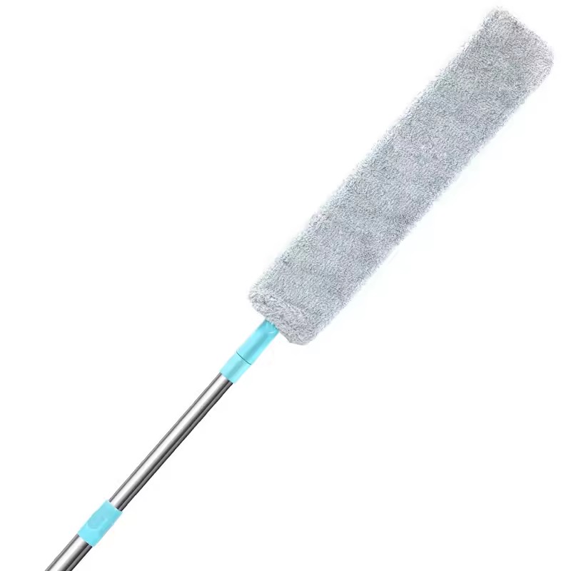 Under-bed dust removal duster for home use, extendable and long-handled dust cleaner, hair-absorbing dust removal cleaning tool