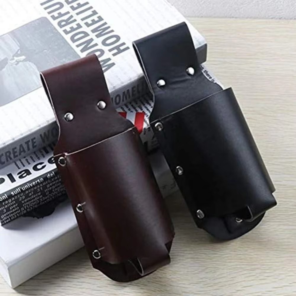 1PC Leather Beer Bottle Waist Holster Portable Beer Belt Bag Handy Wine Bottles Beverage Holder Outdoor Drink Bottle Case Cover