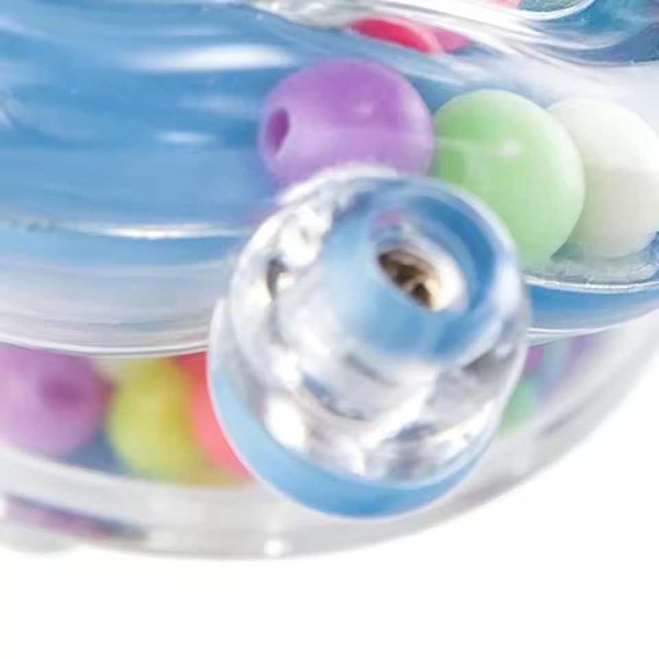 Interactive Parrot Toy Bird Cage Toy for Parrots Rotating Treat Dispenser, for Mental Stimulation and Entertainment