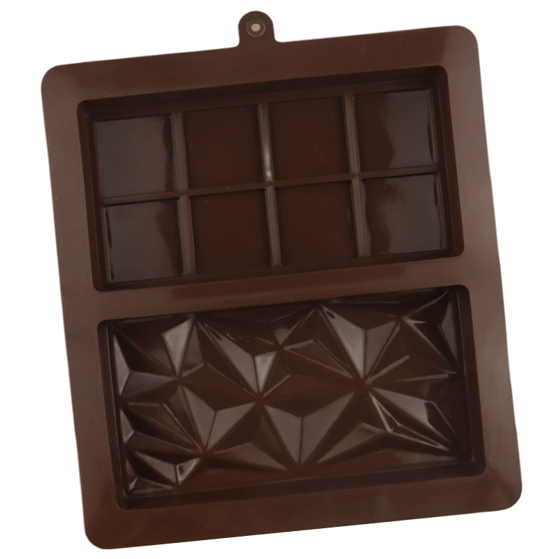 Dubai Chocolate Mold Bars Almond Chocolate Bars Thick Silicone Mold for Filling Bars Professional Candy-Making Tool.