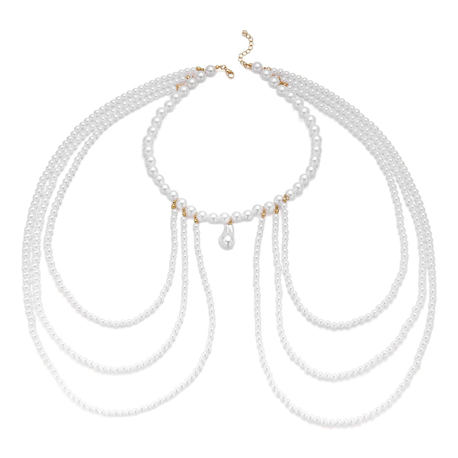 New Wine Red Cherry Gold Color Pendant Necklace For Women Personality Fashion Necklace Wedding Jewelry Birthday Gifts A-2070
